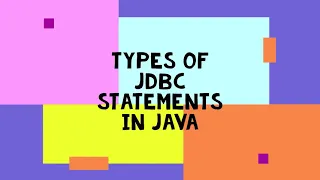 JDBC Statements Statement PreparedStatement and CallableStatement in Java Servlet Eclipse