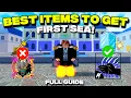 Best Items to Get in First Sea Blox Fruits Full Guide