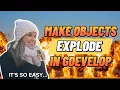 Explode Objects with Force in GDevelop 5 Easy Tutorial for Beginners