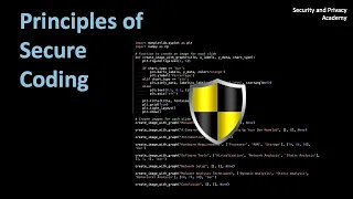 Principles of Secure Coding explained
