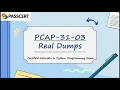 2021 New Certified Associate in Python Programming PCAP-31-03 Dumps - 120 Q As