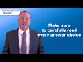 Health Entrance Exam Biology Tip Read Every Answer Choice Carefully