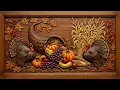 Thanksgiving Turkey Frame TV Art Autumn Festive Screensaver Background For Your TV