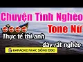 Download Lagu Chuyện Tình Nghèo - Karaoke Tone Nữ - Karaoke Nhạc sống 1990 - Beat Mới