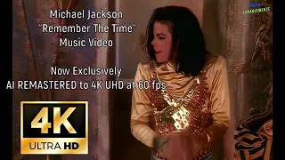 Michael Jackson Remember The Time Official Music Video In Actual 4K 60fps 