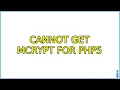 Ubuntu Cannot get mcrypt for PHP5 5 Solutions