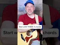 The 3 EASIEST chords for total beginners