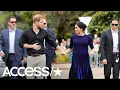 Meghan Markle Suffers An Apparent Wardrobe Whoops In A See-Through Skirt