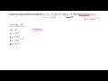 Example Closed Form of a Recurrence Relation