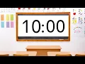 10 Minute Rotation Timer 2 Minute Clean Up 12 Minute Center Timer
