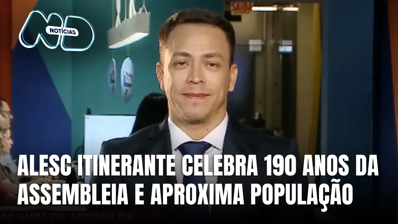 Alesc Itinerante promove debates e celebra 190 anos da Assembleia