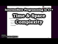 Algorithm Complexity Big-O notation