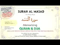 Download Lagu Learning Surah Al Masad (111) Lahab Quran for kids Juzz Amma para (Repeat 20 times)