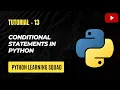 Conditional Statements If Elif Else Nested If Statement in Python Hindi