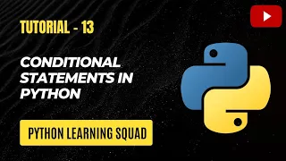 Conditional Statements If Elif Else Nested If Statement in Python Hindi
