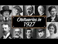 Obituary Famous Faces WE LOST in 1927