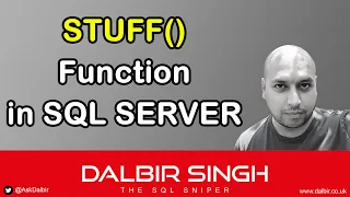 The STUFF Function in SQL Server