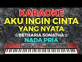Download Lagu AKU INGIN CINTA YANG NYATA - Betharia sonatha || KARAOKE - Nada Pria