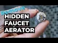 Remove Water Faucet Hidden Aerator Delta