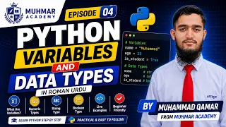 Python Variables and Data Types in Urdu Episode 04 Muhmar Academy