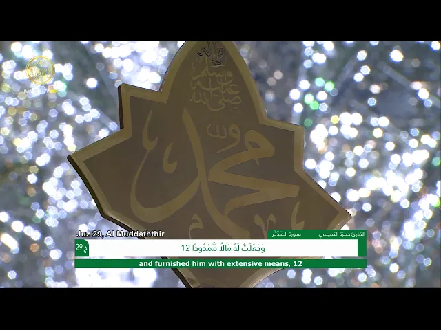 ⁣الجزء الثلاثون ونصف 29  ـ الختمة القرآنية السنوية ـ رمضان 1441 هـ