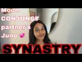 SYNASTRY Moon CONJUNCT partner s Juno synastry A bond that feels like coming home