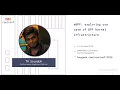eBPF exploring use case of BPF kernel infrastructure