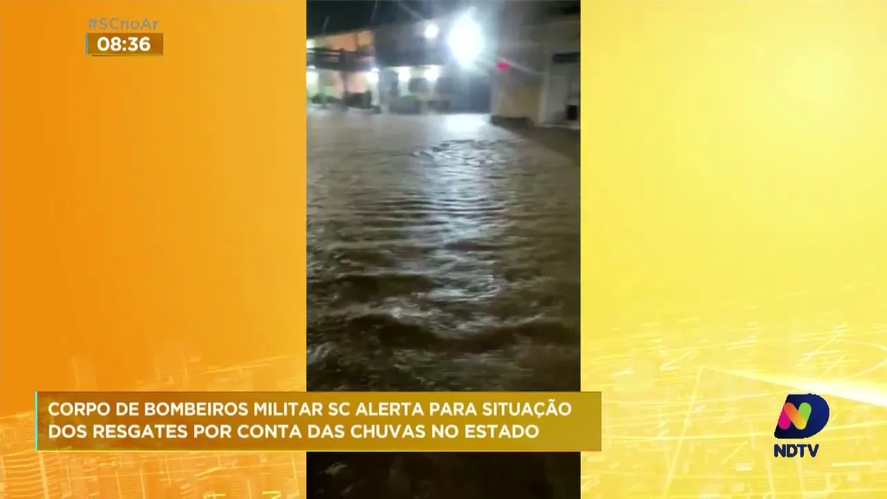 Bombeiros atualizam a situação dos resgates após a chuva que atingiu o estado na última terça-feira