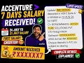 Accenture 7 Days Salary Received XXXX7 First Salary Credit 24 31 July 2026