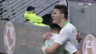 اهداف مباراة السعودية وقطر 1 0 تعليق عصام الشوالي نصف نهائي كاس الخليج 2019 