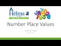 Number Place Values - Whole Numbers and Decimals