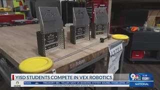 YISD Students build robots to compete in April
