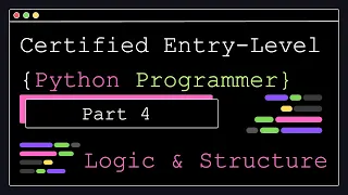 Certified Entry Level Python Programmer - Part 4