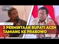 Lagu Bupati Aceh Tamiang Ajukan 3 Permintaan ke Prabowo, Singgung soal Hunian Tetap