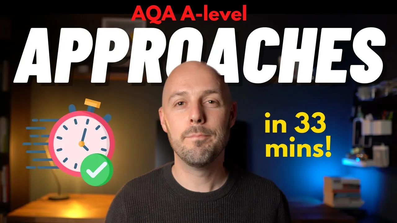 REVISE Approaches in 33 MINS (AQA A-level Psychology): video thumbnail