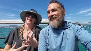 Leaving a Terrible Anchorage Under Sail & Exploring Phuket Thailand By Motorbike After Clearing In