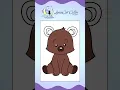 LunaCat Color - Baby Bear Coloring Page