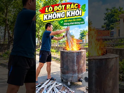 Đốt Nhựa Lấy Nhôm Kiếm Tiền Tỷ Bằng Lò Đốt Rác Không Khói | Kỹ Sư Trần Thành Hữu
