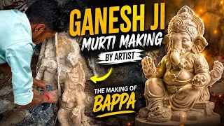 🔥 WATCH GANESH JI COME TO LIFE 🙏 | MURTI MAKING