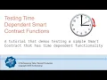 Testing Time Dependent Solidity Smart Contract Functions using OpenZeppelin Test Helpers