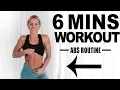 6 MINUTE AB WORKOUT no equipment