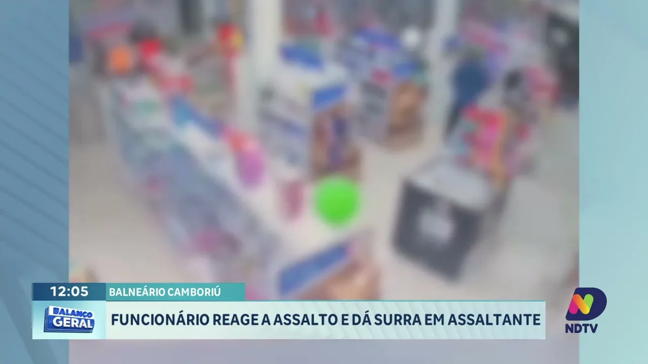 Tentativa de roubo a farmácia em Balneário Camboriú acaba mal para ladrão