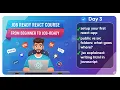 Job Ready React Course Folder Structure JSX Magic Day 3 Launch Your First App