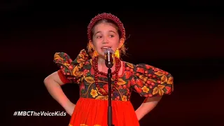 الأداء الكامل للفتاة الأردنية الروسية ايميليا   يا وردة في البستان يا مسكن الفراشة يا زينة الأغصان  دندنها