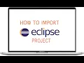 How to Import Maven Project to eclipse oxygen on mac