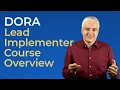 DORA Lead Implementer Training - What to expect and how to prepare