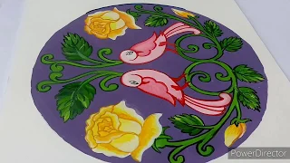 alekhan rose alekhan with birds circle design 
