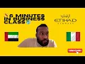 Download Lagu Etihad Airways Business Class - Abu Dhabi to Rome in 6 minutes