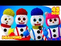 Lagu Snowman Puzzle Cha-Cha, Chicky, Lya-Lya \u0026 Boom-Boom Dance | Mega Compilation | D Billions Kids Songs
