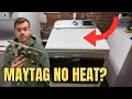 Maytag Dryer Not Heating Easy Heating Element Fix - MED6230HW0